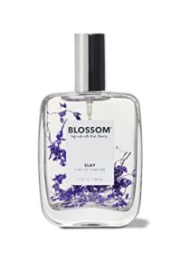 blossom unisex eau de parfum, cruelty free and vegan, plant-based perfume spray, infused with real flowers, made in usa, 1.7oz, slay