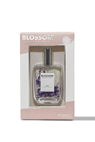 Blossom Unisex Eau De Parfum, Cruelty Free and Vegan, Plant-based Perfume Spray, Infused with Real Flowers, Made in USA, 1.7oz, Slay