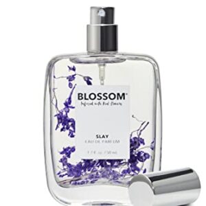 Blossom Unisex Eau De Parfum, Cruelty Free and Vegan, Plant-based Perfume Spray, Infused with Real Flowers, Made in USA, 1.7oz, Slay