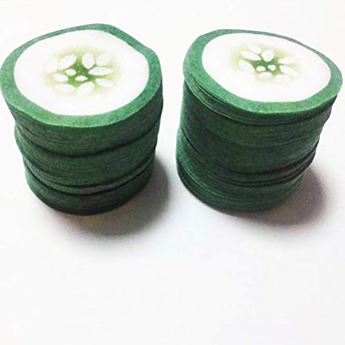 Uonlytech 100pcs Disposable Eye Pads Cucumber Eye Pads Skin Care Eye for Reduce Dark Circles