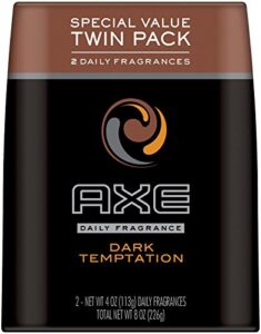 axe body spray for men – dark temptation – 4 oz – 2 pk