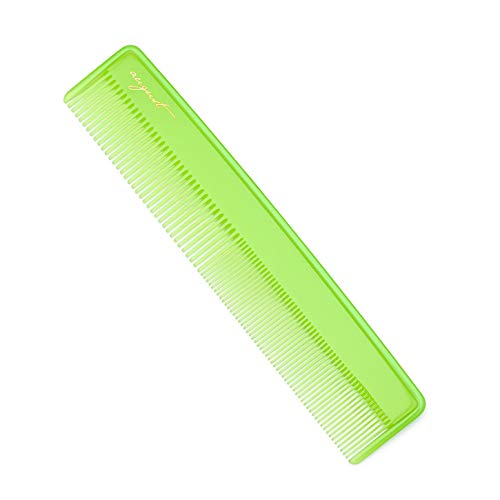 AUGUST GROOMING Vanity Comb in Lime with Navy Suede case