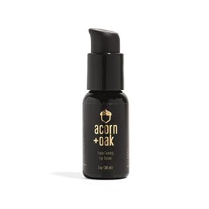 acorn + oak anti aging eye cream- under eye and eyelid moisturizing gel – lightweight creamy skin lifting, tightening, and firming lotion