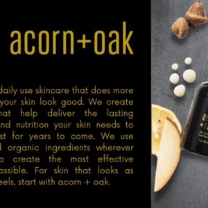 ACORN + OAK Anti Aging Eye Cream- Under Eye and Eyelid Moisturizing Gel - Lightweight Creamy Skin Lifting, Tightening, and Firming Lotion