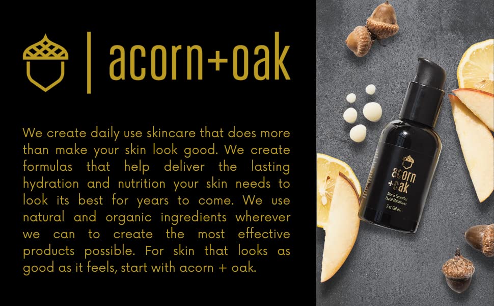 ACORN + OAK Anti Aging Eye Cream- Under Eye and Eyelid Moisturizing Gel - Lightweight Creamy Skin Lifting, Tightening, and Firming Lotion