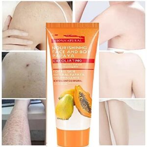 Papaya Deep Cleansing Scrub Peeling Gel Face Body Skin Moisturizing Face Cream.