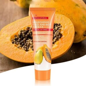 Papaya Deep Cleansing Scrub Peeling Gel Face Body Skin Moisturizing Face Cream.