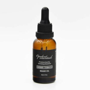 opulent essentials beard oil, beard growth softener moisturizer conditioner, cherry tobacco scent