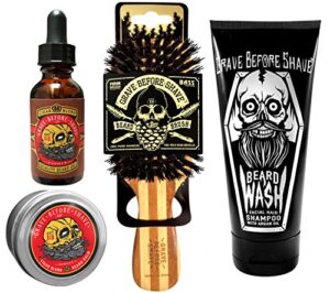 grave before shave™ beard care pack (cigar vanilla blend)