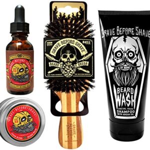 GRAVE BEFORE SHAVE™ Beard Care Pack (Cigar Vanilla Blend)