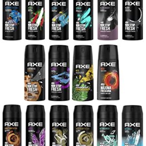 12 AXE body spray deodrant Anit-Aerspirant (12X 150 ml/5.07 oz, Mix within the available kinds)