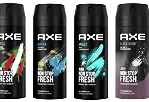 12 AXE body spray deodrant Anit-Aerspirant (12X 150 ml/5.07 oz, Mix within the available kinds)