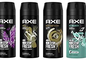 12 AXE body spray deodrant Anit-Aerspirant (12X 150 ml/5.07 oz, Mix within the available kinds)