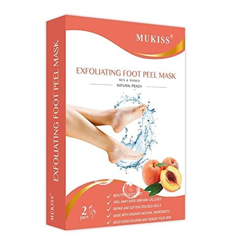 Peach Foot Peel Mask - Repair Cracked Heels, Remove Dead Skin. Makes Your Feet soft And Beautiful