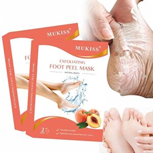 Peach Foot Peel Mask - Repair Cracked Heels, Remove Dead Skin. Makes Your Feet soft And Beautiful