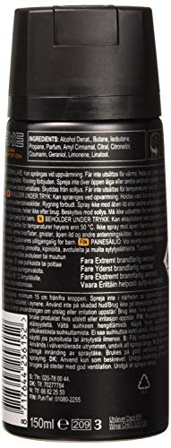 AXE Body Spray Dark Temptation, International Version, 150 Ml (Pack of 6)