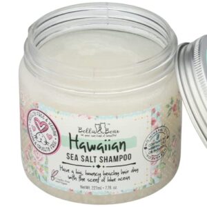 bella & bear hawaiian sea salt volumizing shampoo, exfoliating, cruelty free, ocean scent, bulk 6.7oz – 12 pack