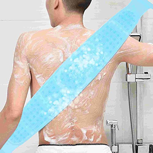 INGVY Dry Brushing Body Brush Brushsilicone Loofah Body Scrubber Bath Towel Shower Exfoliating Strap Exfoliator Men Exfoliate Scratcher Sponge Washer