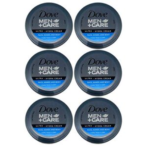 dove men+care ultra-hydra cream with 24 hour moisturization, 2.53 fl oz (pack of 6)