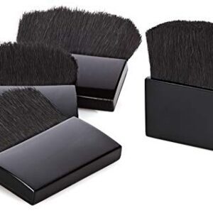 Small Square Powder / Blush Compact Brush - 4 Pieces