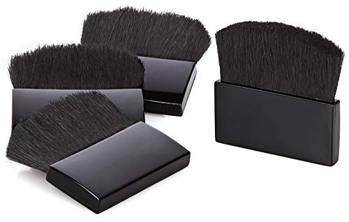 Small Square Powder / Blush Compact Brush - 4 Pieces