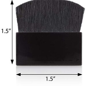 Small Square Powder / Blush Compact Brush - 4 Pieces