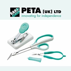 Easi-Grip PNC-3 Peta Table Nail Clipper Great for use if You Have weak Hands, Poor Grip or a Tremor