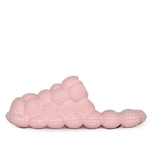 wild diva unisex non-slip bubble cloud lychee waterproof massage reflexology rubber shower slide slippers sandals