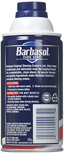 Barbasol Beard Buster Shaving Cream Original 10 oz (Pack of 6)