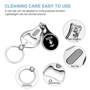 Bigfoot UFO Nail Clippers Fingernail Cutter Multifunction Nail Trimmer with Beer Bottle Opener