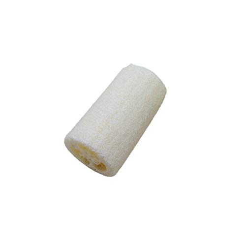 vmree Premium Natural Egyptian Shower Loofah Sponge, Large Exfoliating Shower Loofa Body Scrubbers Buff Away Dead Skin, Natural Bath and Body Sponge, Loofah Back Scrubber (5PCS, White)