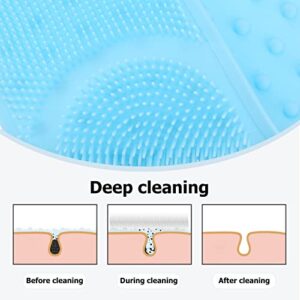 INGVY Dry Brushing Body Brush Brushsilicone Loofah Body Scrubber Bath Towel Shower Exfoliating Strap Exfoliator Men Exfoliate Scratcher Sponge Washer