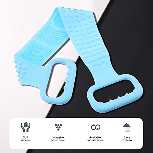 INGVY Dry Brushing Body Brush Brushsilicone Loofah Body Scrubber Bath Towel Shower Exfoliating Strap Exfoliator Men Exfoliate Scratcher Sponge Washer