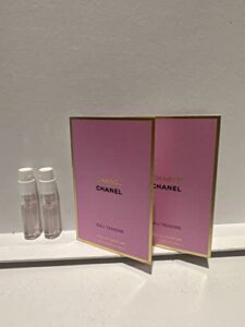 set of 2 – chance eau tendre for women, eau de parfum spray 0.05oz/1.5ml vial sampler