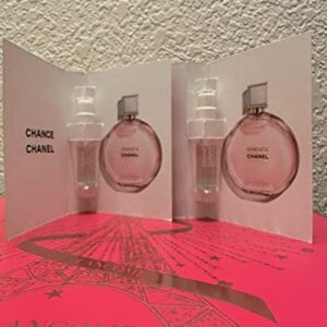 Set of 2 - Chance Eau Tendre for Women, Eau De Parfum Spray 0.05oz/1.5ml Vial Sampler