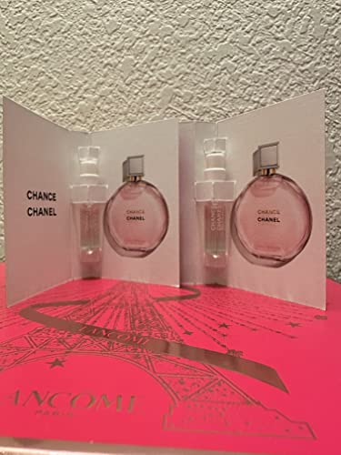 Set of 2 - Chance Eau Tendre for Women, Eau De Parfum Spray 0.05oz/1.5ml Vial Sampler