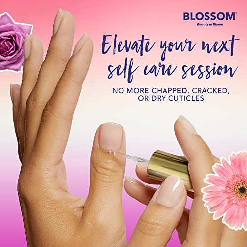 Blossom Hydrating, Moisturizing, Strengthening, Scented Cuticle Oil, Infused with Real Flowers, Made in USA, 0.92 fl. oz, Cherry