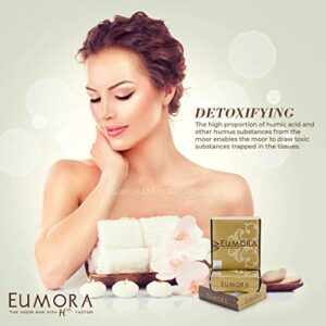 Eumora Classic egA Bar (Box of 4), Facial Cleansing Moor Clay Soap. Organic Face Wash for Anti-Ageing, Wrinkles, Fine Lines, Lifting, Firming. All Natural SLS-Free Face Detox Cleanser for Men, Women.