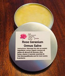 rose geranium ormus (monoatomic gold manna) salve