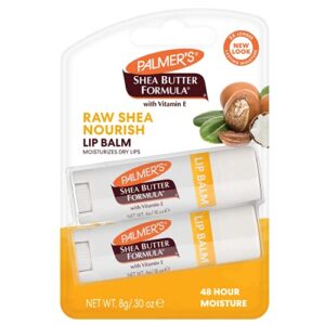 palmer’s shea butter formula lip balm 2 count (pack of 1) package may vary