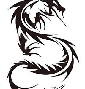 fire dragon temporary tattoo body tattoo temporary