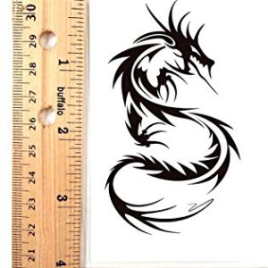 fire dragon temporary tattoo body tattoo temporary