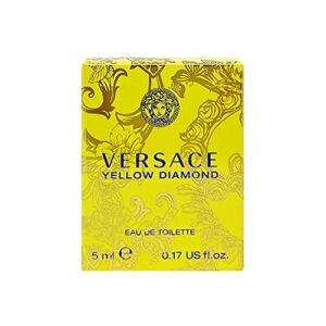 versace yellow diamond by versace women’s mini edt .17 oz – 100% authentic