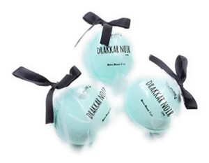 spa pure drakkar noir type – bath bombs 3 xl fizzies, handmade in the usa with shea, mango and cocoa butter, ultra moisturizing, great for dry skin