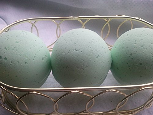 Spa Pure DRAKKAR Noir Type - Bath Bombs 3 XL Fizzies, Handmade in The USA with Shea, Mango and Cocoa Butter, Ultra Moisturizing, Great for Dry Skin