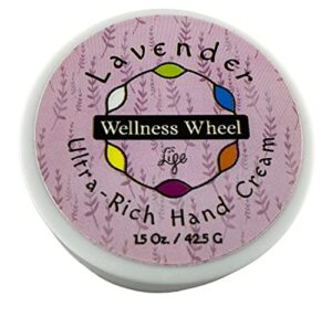 wellness wheel life lavender lotion moisturizer dry cracked skin advanced healing repair treatment colorant free hand cream