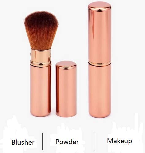 WOIWO Makeup Blush Brushes, Travel Retractable Kabuki Brush,Foudation Blush Brush Cosmetic Tool