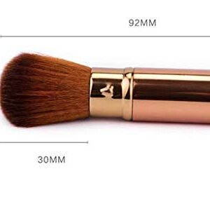 WOIWO Makeup Blush Brushes, Travel Retractable Kabuki Brush,Foudation Blush Brush Cosmetic Tool