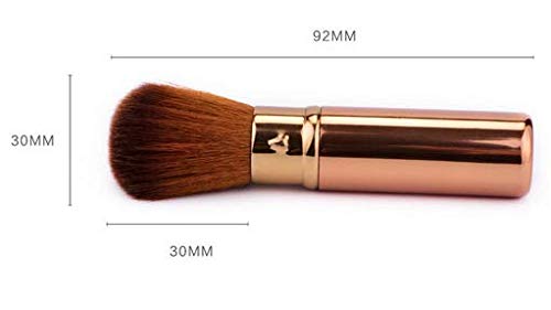 WOIWO Makeup Blush Brushes, Travel Retractable Kabuki Brush,Foudation Blush Brush Cosmetic Tool