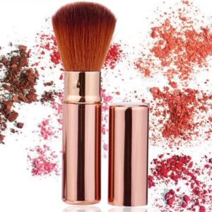 WOIWO Makeup Blush Brushes, Travel Retractable Kabuki Brush,Foudation Blush Brush Cosmetic Tool